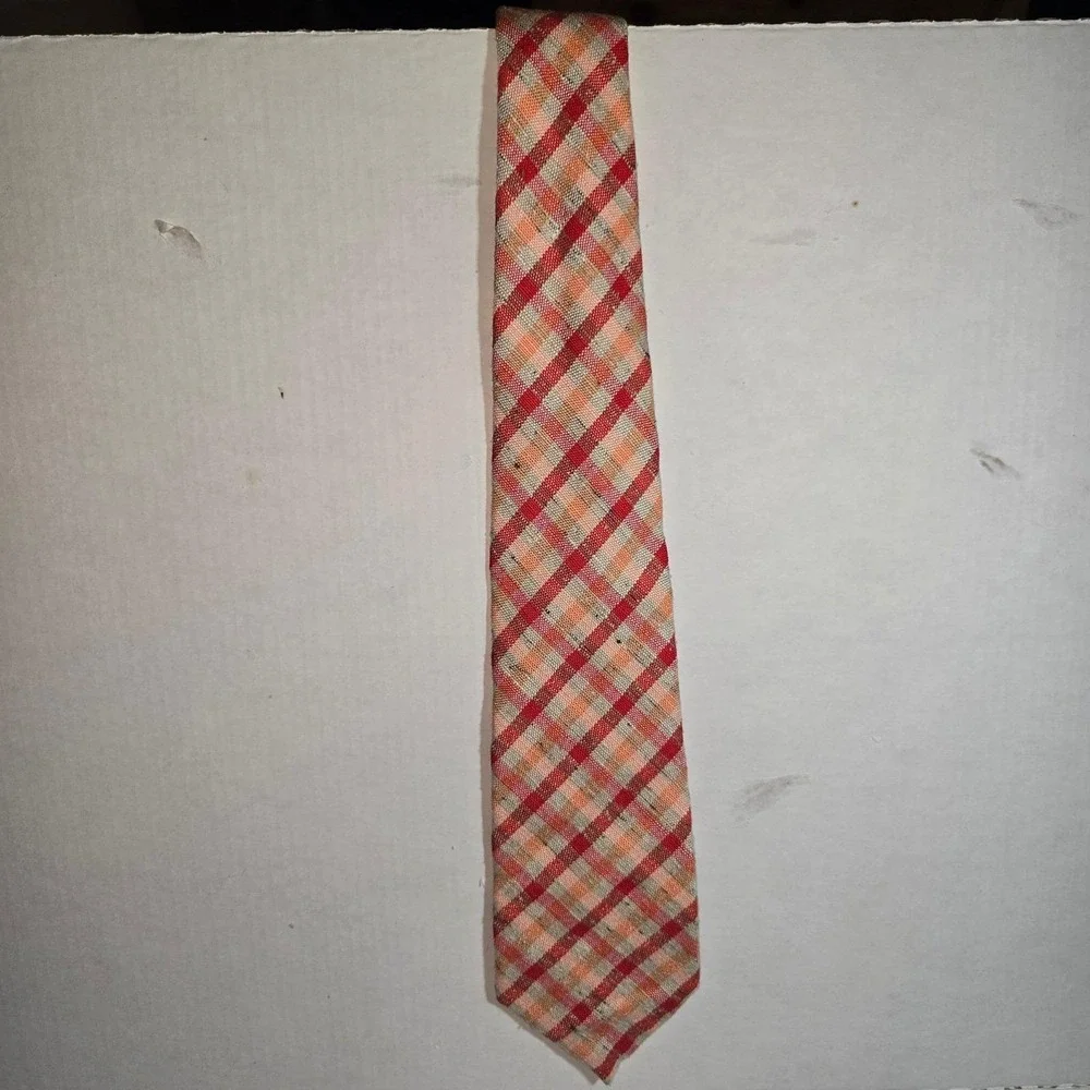 Vintage‎ Orange & Red Robert Steward Dayton's Neck Tie